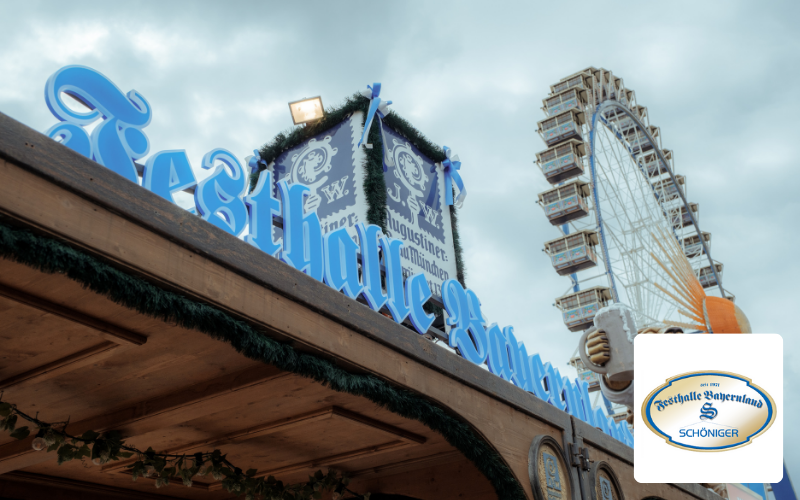 Festhalle Bayernland, Schöniger Logo