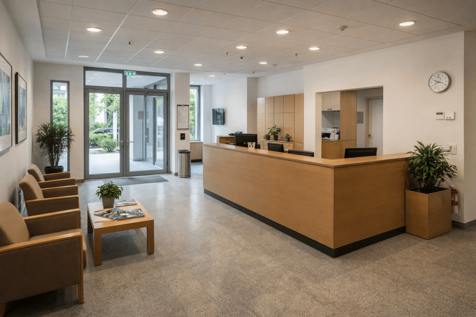 Empfangsbereich in Wiesbaden unserer SEO Agentur